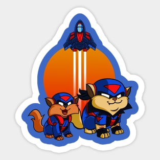 swat kats babies Sticker